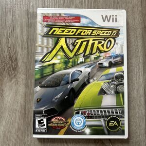 Need for Speed: Nitro Nintendo Wii 2009 Racing Video Game CIB Tested Works